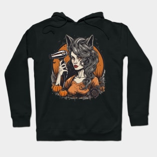 Werewolf hairdresser pretty Hoodie